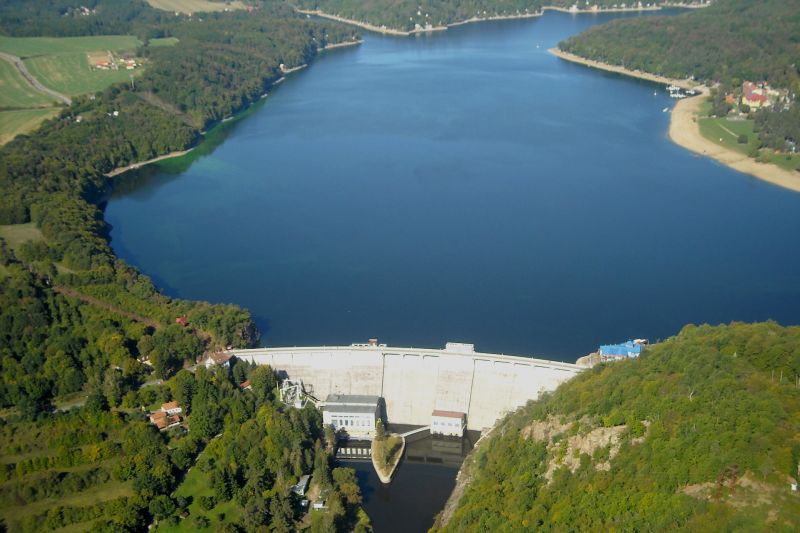 Vranov-dam- Bij het Stuwmeer